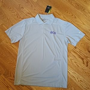TCU Nike Golf Dri-Fit Men's Shirt Medium -…